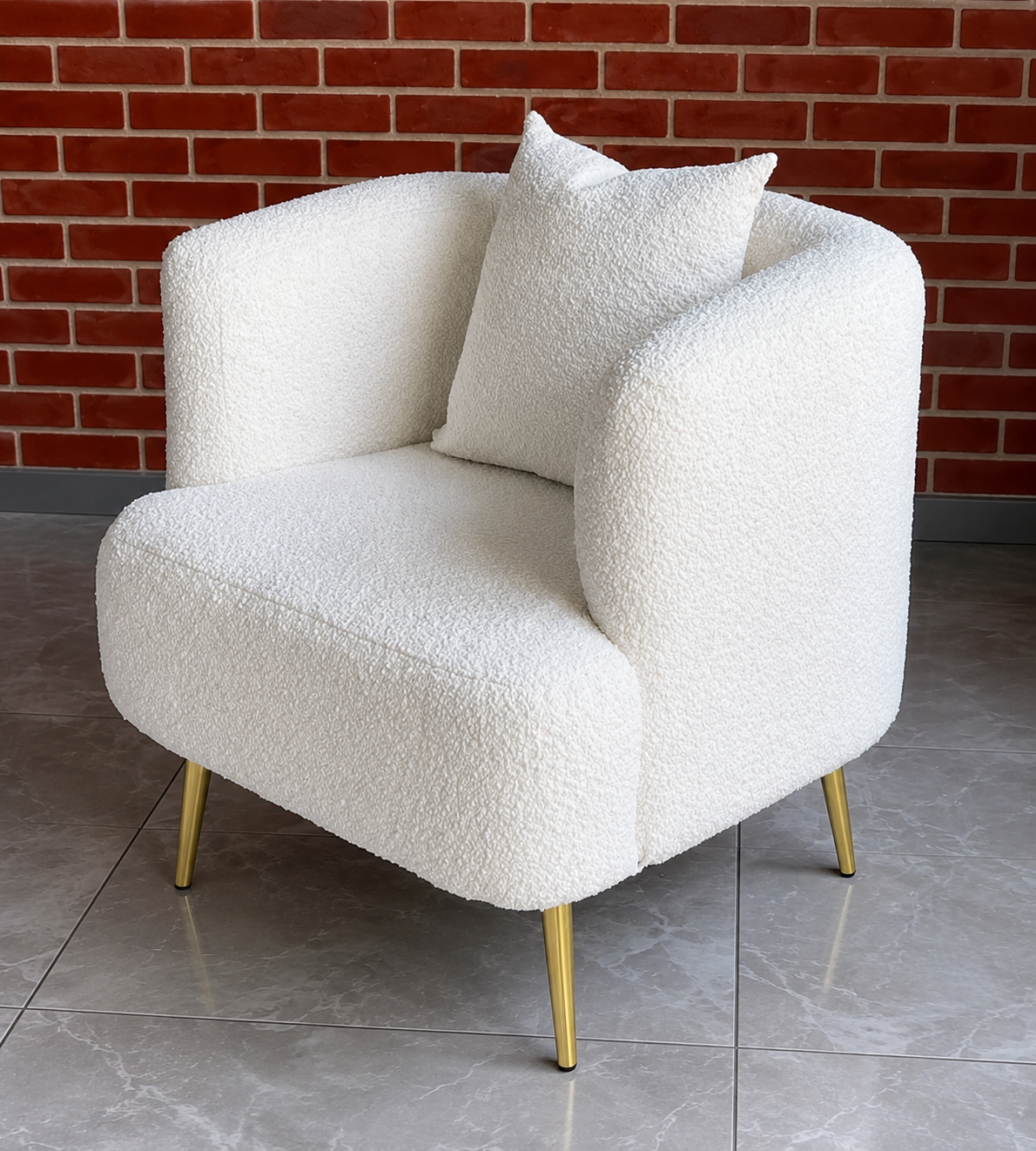 Cloud Bouclé Chair - Smanga Furnishers